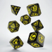Набор кубиков Dragons Black & yellow Dice Set